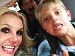 Britney Spears with kids
